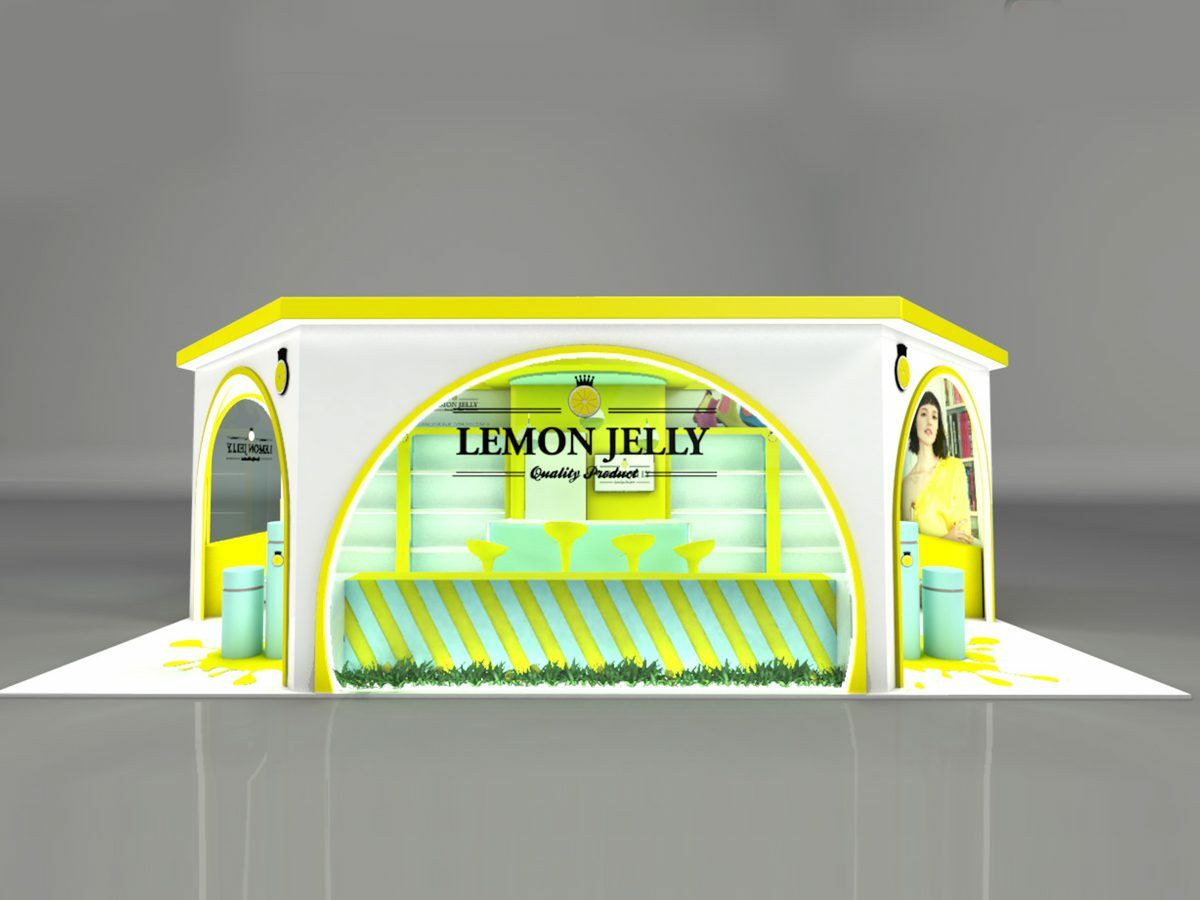 Stand Personalizado da Lemon Jelly- Design 3D
